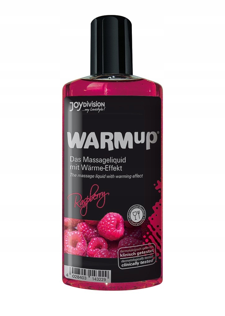Olejek do masażu WARMup Raspberry, 150 ml