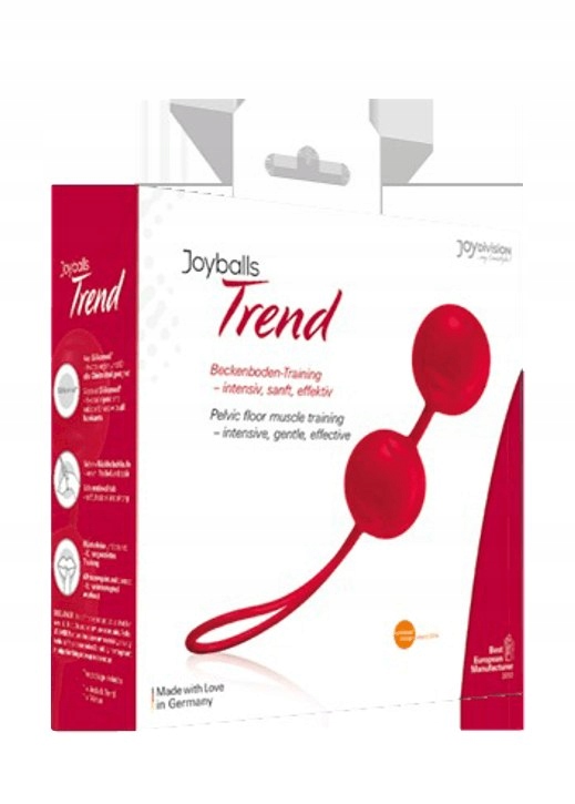 Podwójne kulki gejszy Joyballs, red