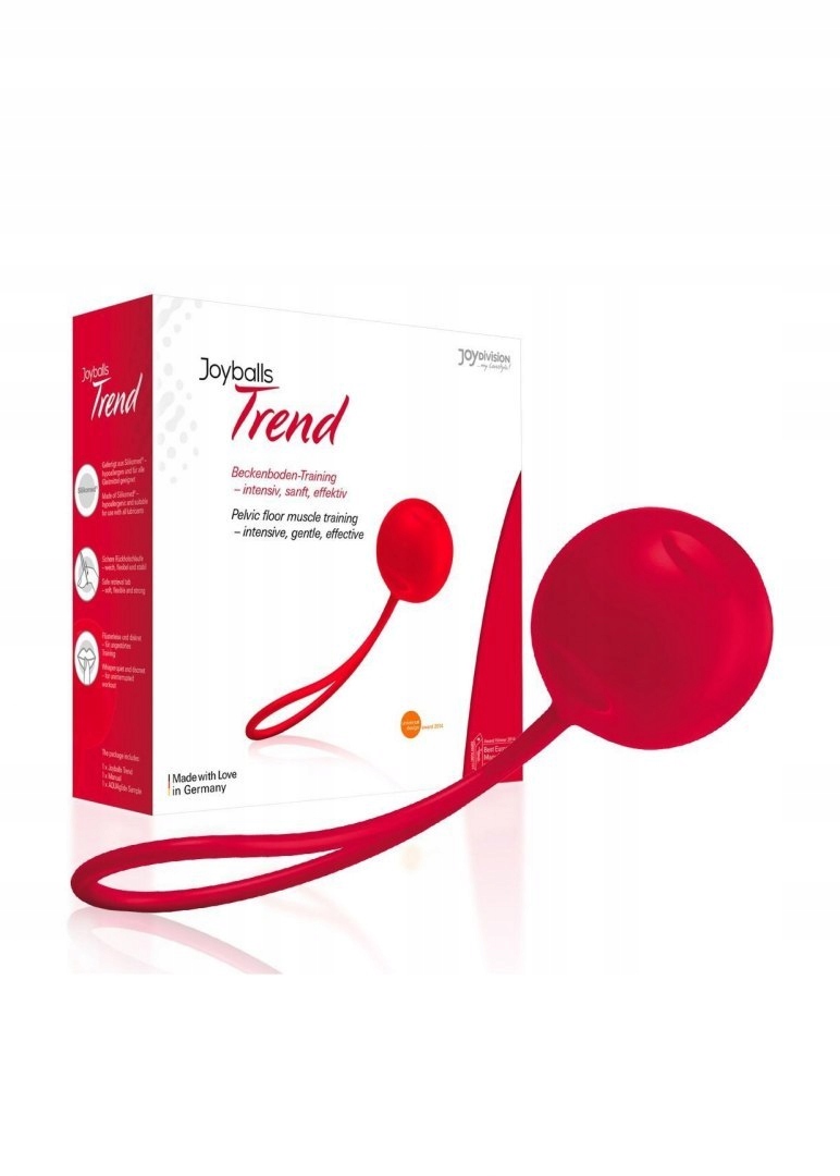 Pojedyncza kulka gejsz Joyballs Trend red