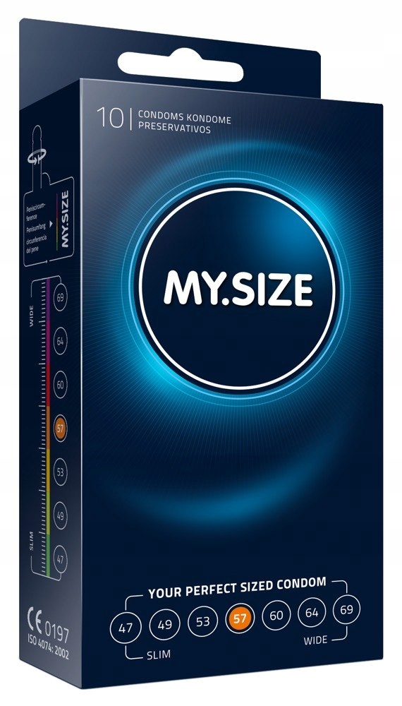 Prezerwatywy-MY SIZE 57mm 10pack