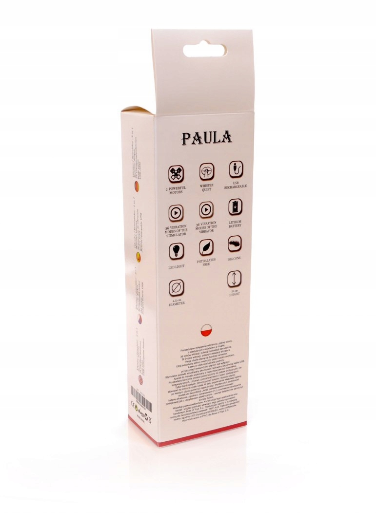 Masażer PAULA Pink 36-functions