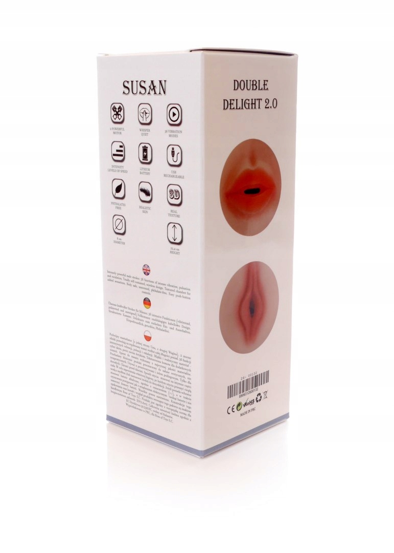 Masturbator- SUSAN Double Delight 2.0 - 36 functio
