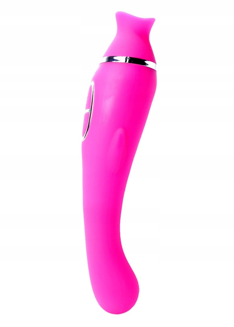 Wibrator-HELEN Pink - 12- vibrating / 8 suction fu