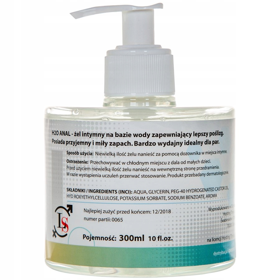 Żel analny H2O ANAL 300 ml