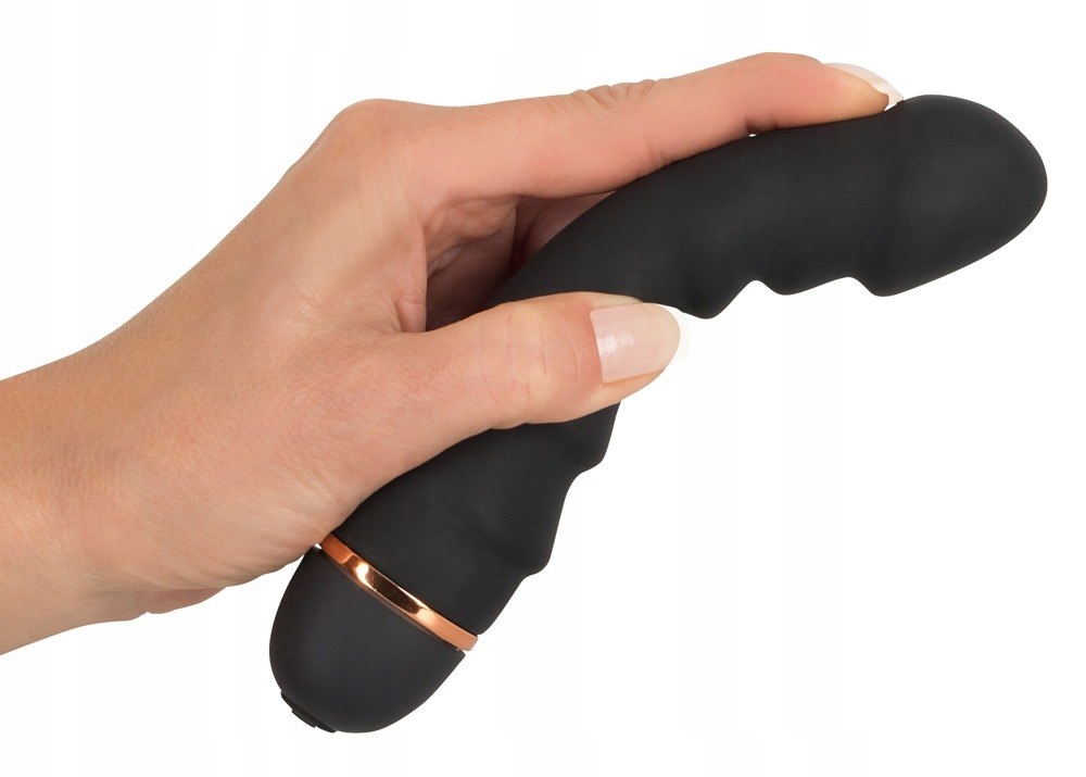Wibrator z rowkami Bendy Ripple