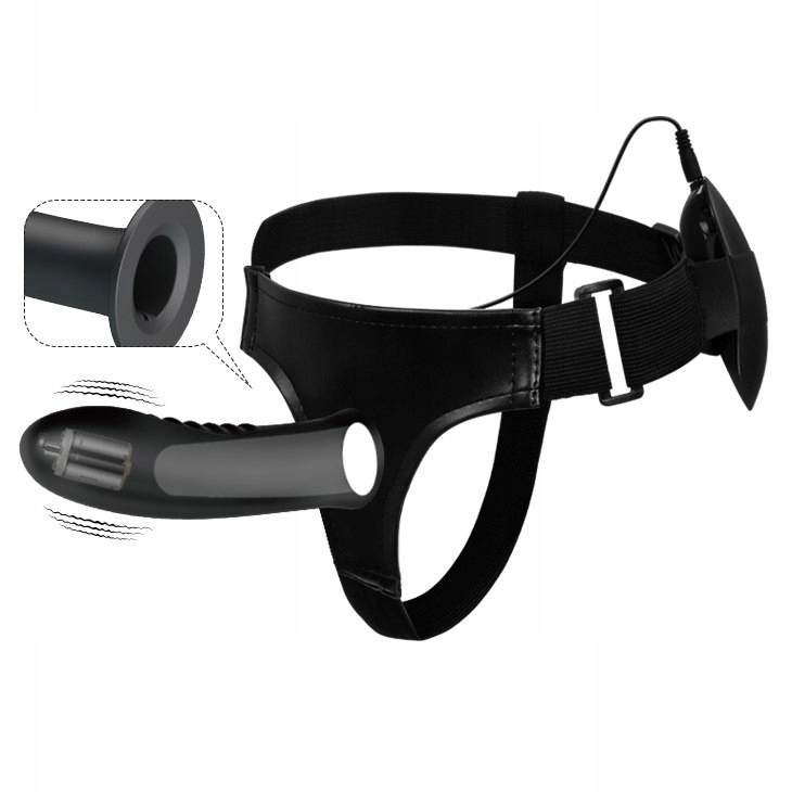 Wibrujący Strap-on MYRON