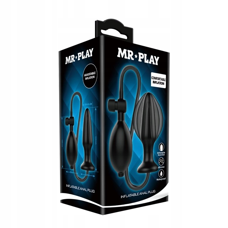 Pompowany korek analny MR PLAY - INFLATABLE