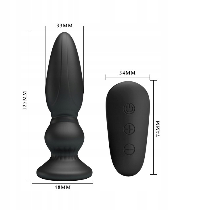 Masażer prostaty z pilotem MR PLAY