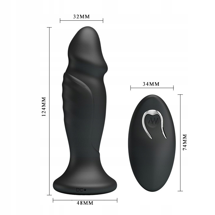 Masażer prostaty z pilotem MR PLAY
