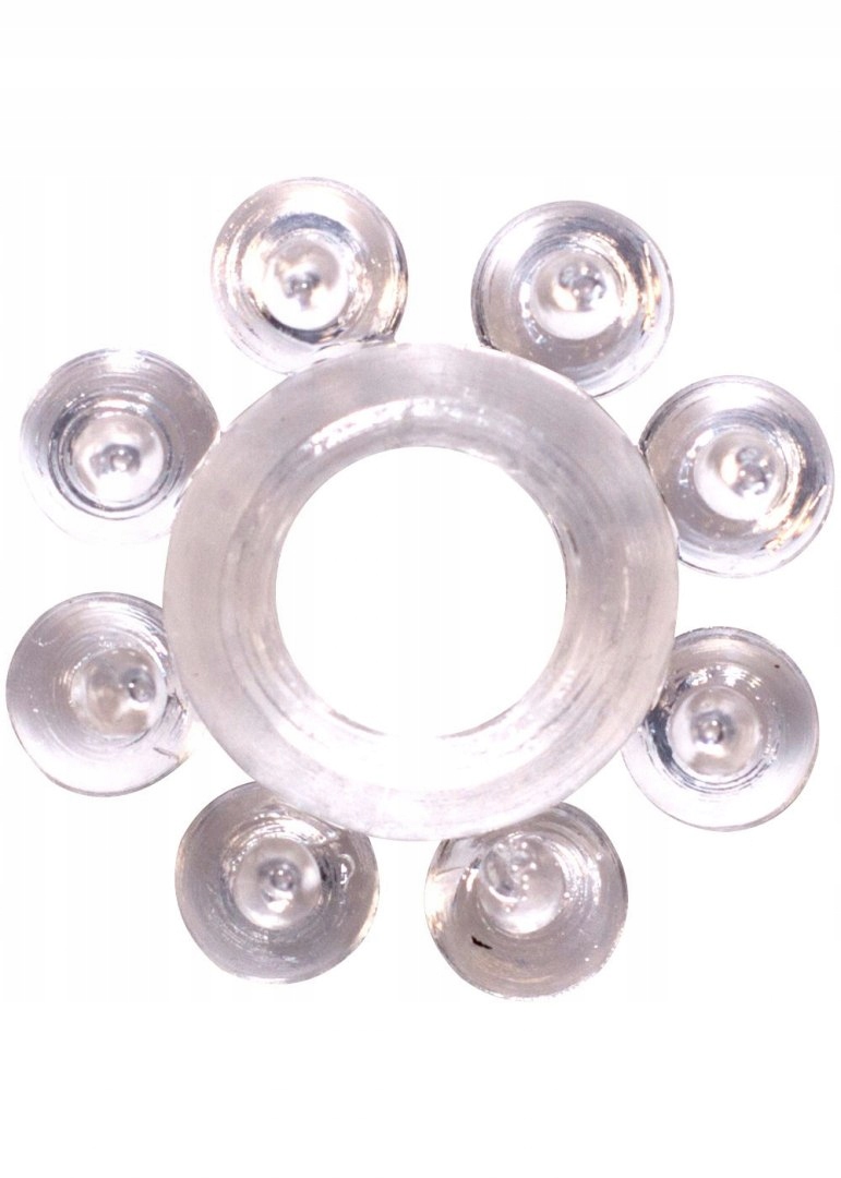 Pierścień-Cockring Rings Bubbles white