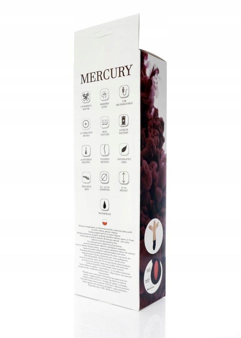 Wibrator z kręgosłupem MERCURY