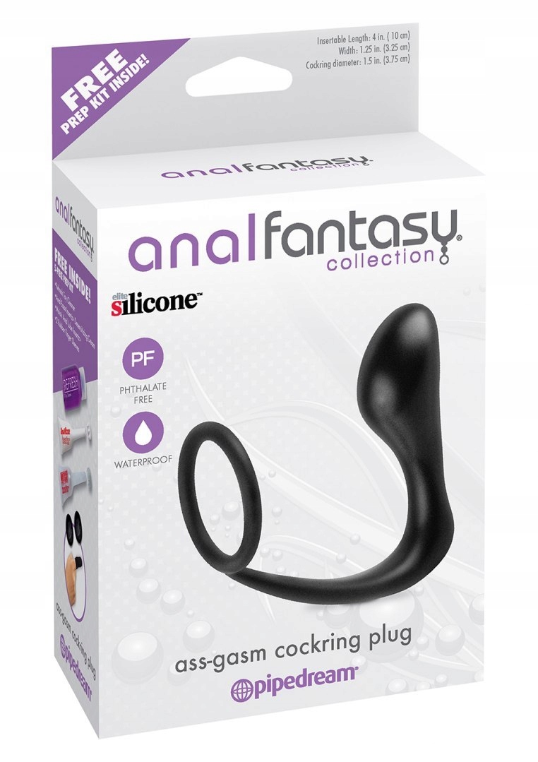 Masażer prostaty i ring na penisa