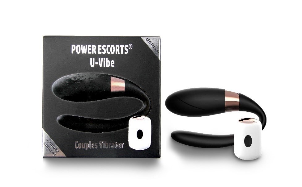 Wibrator dla par U-Vibe Black z pilotem