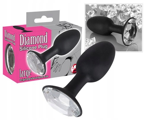 Korek analny Diamond duży 11cm
