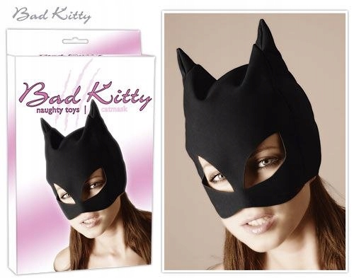 Czarna maska kota Bad Kitty