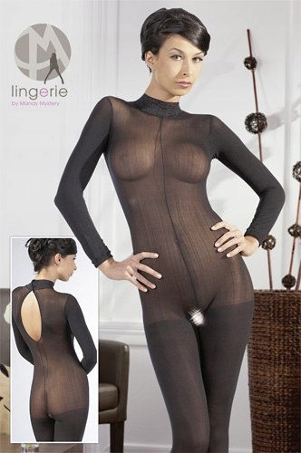 Catsuit z kołnierzykiem S/M