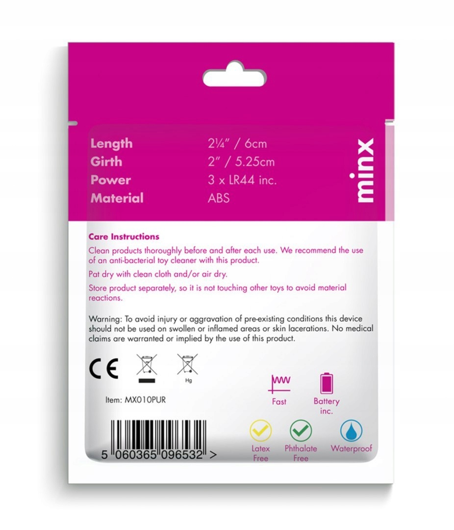Miniwibrator Minx Blush fioletowy