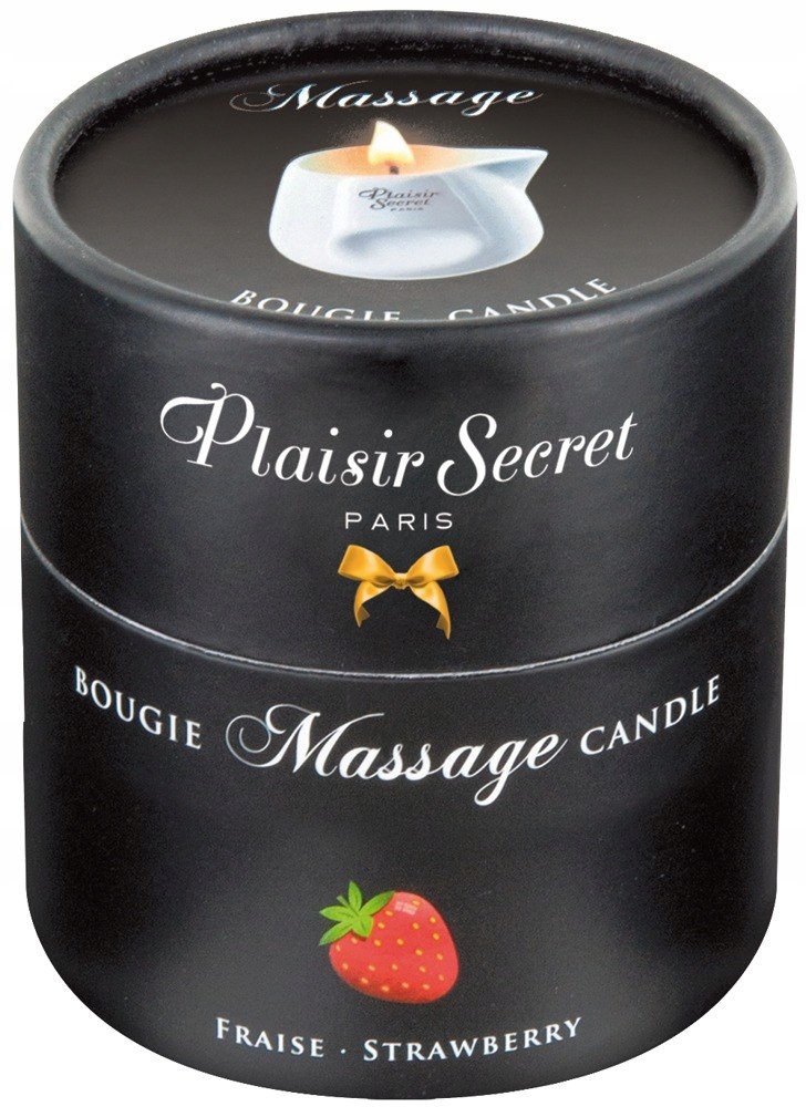 Świeca do masażu Truskawka 80ml