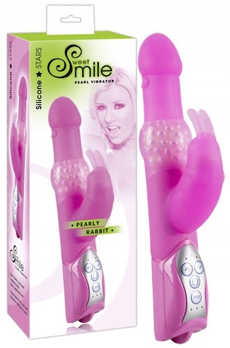 Różowy Wibrator Smile Rabbit Pearl