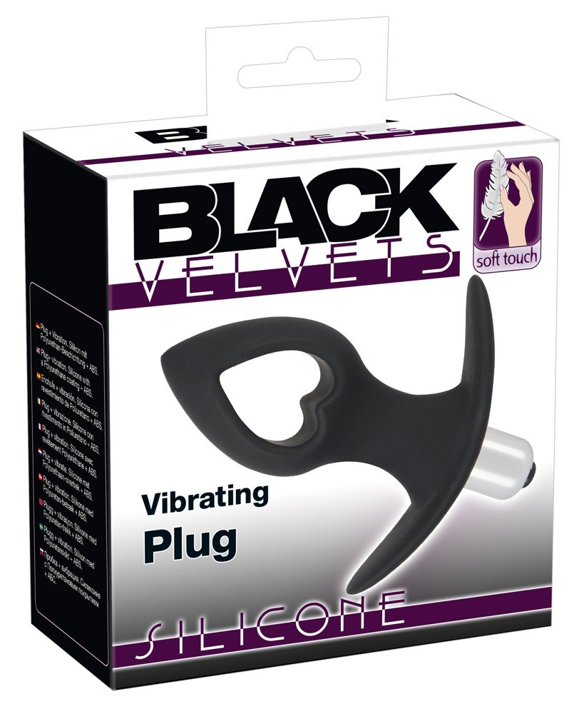 Korek analny Black Velvets Vibrating Plug