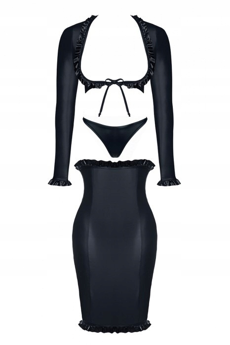 Bluzka Spódnica Stringi-Kerstin Black M