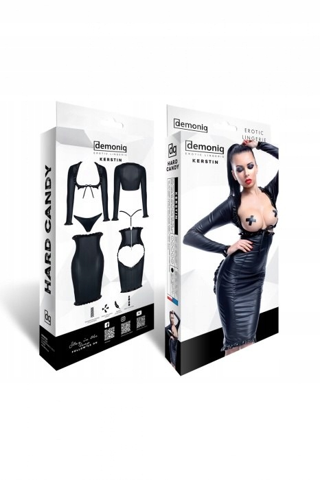 Bluzka Spódnica Stringi-Kerstin Black M