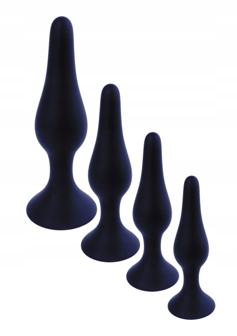Silikonowy korek analny Black - Medium