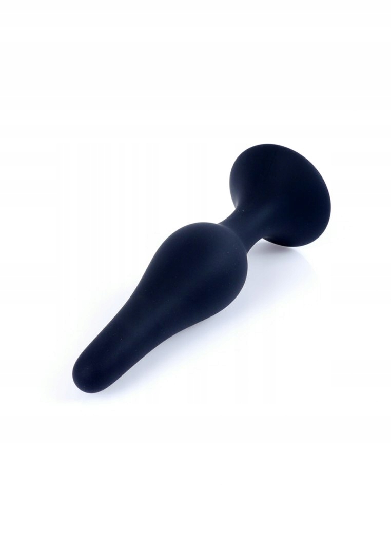 Silikonowy korek analny Black - Small
