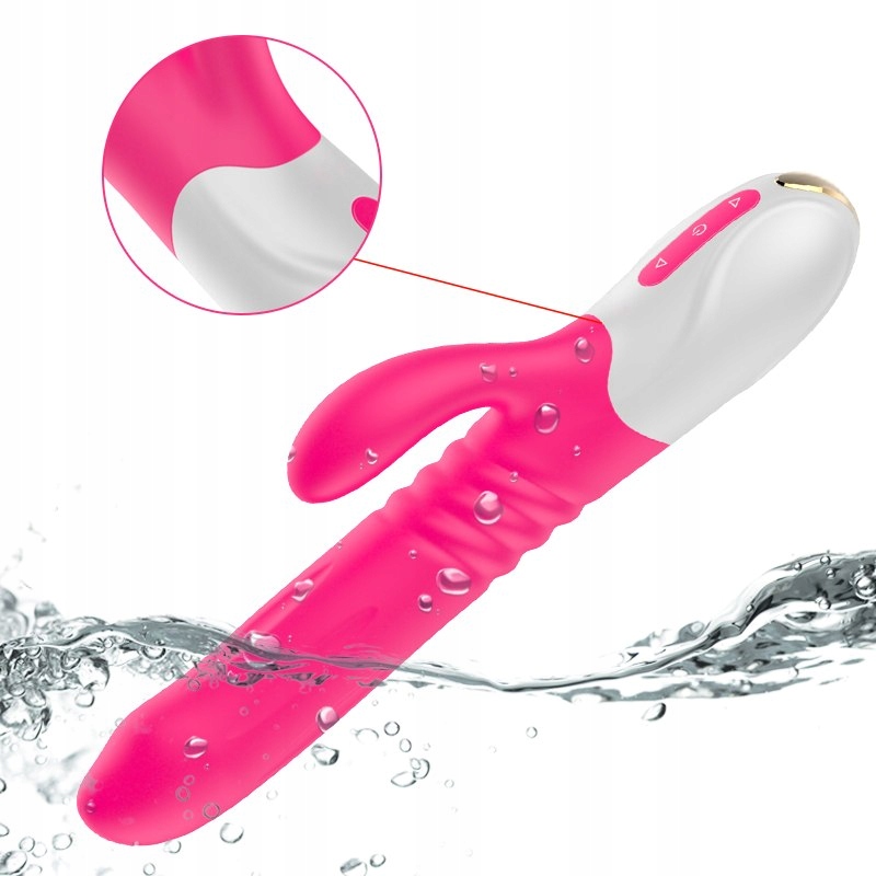 Wibrator-Silicone Vibrator USB 10 Function + Expan