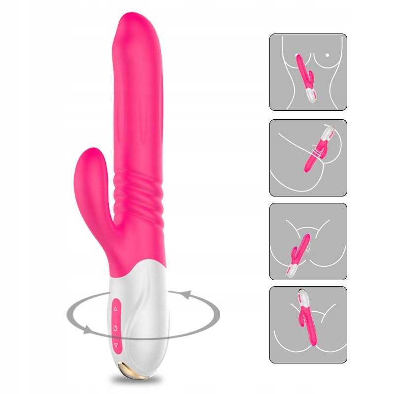 Wibrator-Silicone Vibrator USB 10 Function + Expan