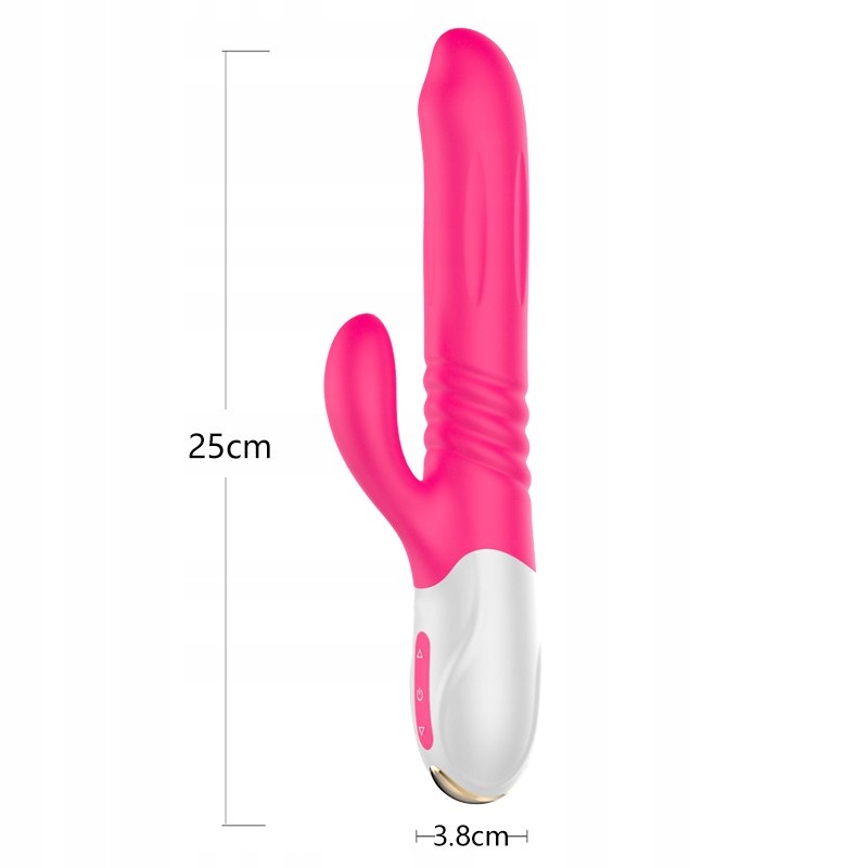 Wibrator-Silicone Vibrator USB 10 Function + Expan