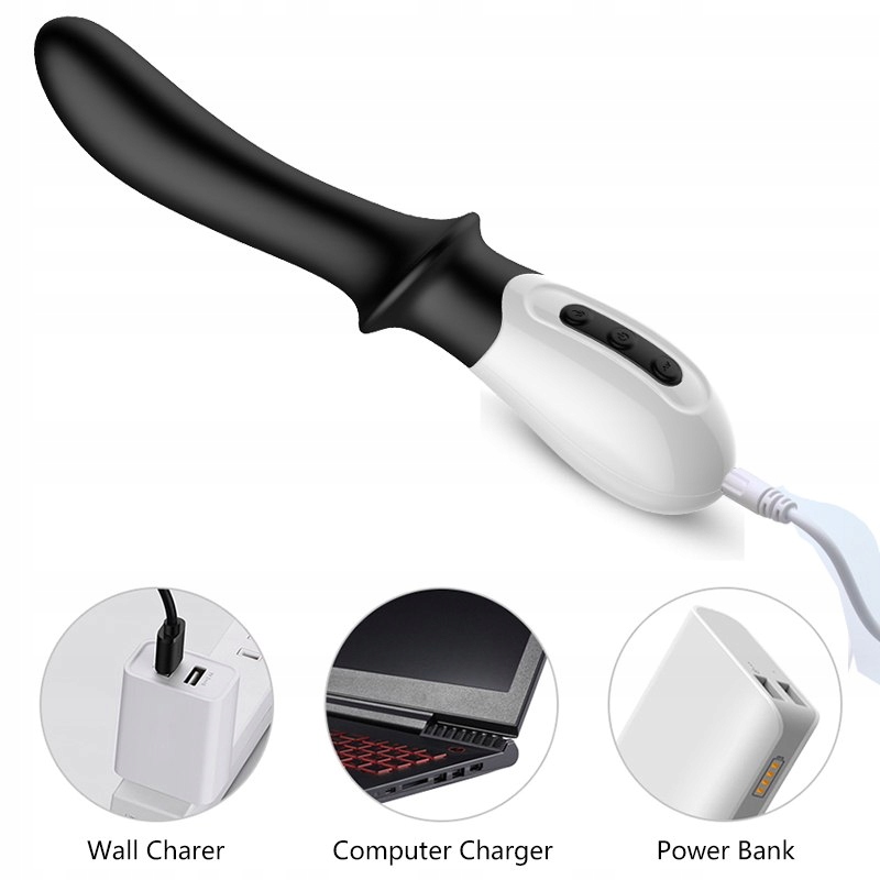 Wibrator-Silicone Prostate / G-spot Massager USB 1
