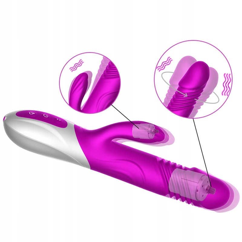 Wibrator-Silicone Vibrator USB 10 Function and Thr