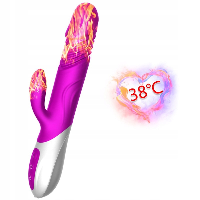 Wibrator-Silicone Vibrator USB 10 Function and Thr