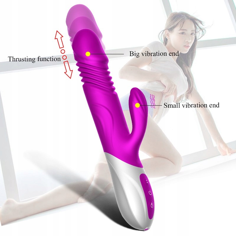 Wibrator-Silicone Vibrator USB 10 Function and Thr