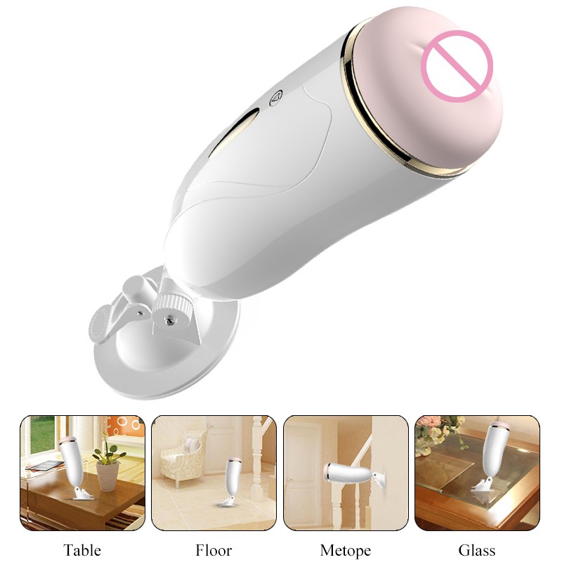 Masturbator-Vibrating Masturbation Cup USB 7 + Int