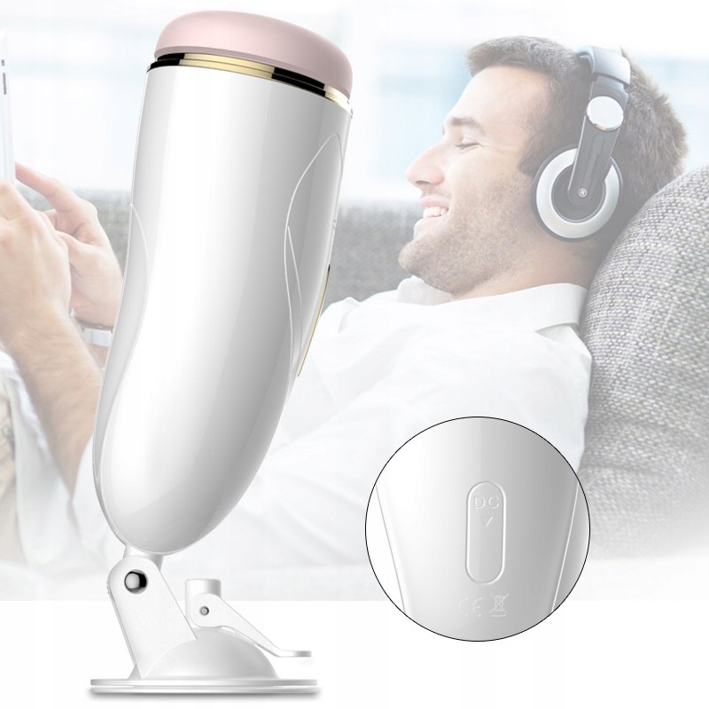Masturbator-Vibrating Masturbation Cup USB 7 + Int