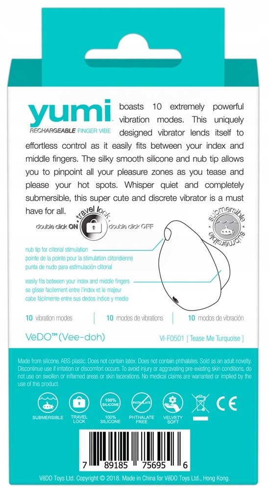 Stymulator VeDo Yumi turkusowy