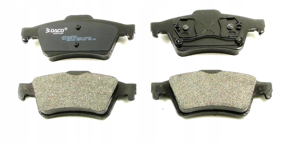 KLOCKI HAMULCOWE RENAULT LAGUNA 2001- TYŁ