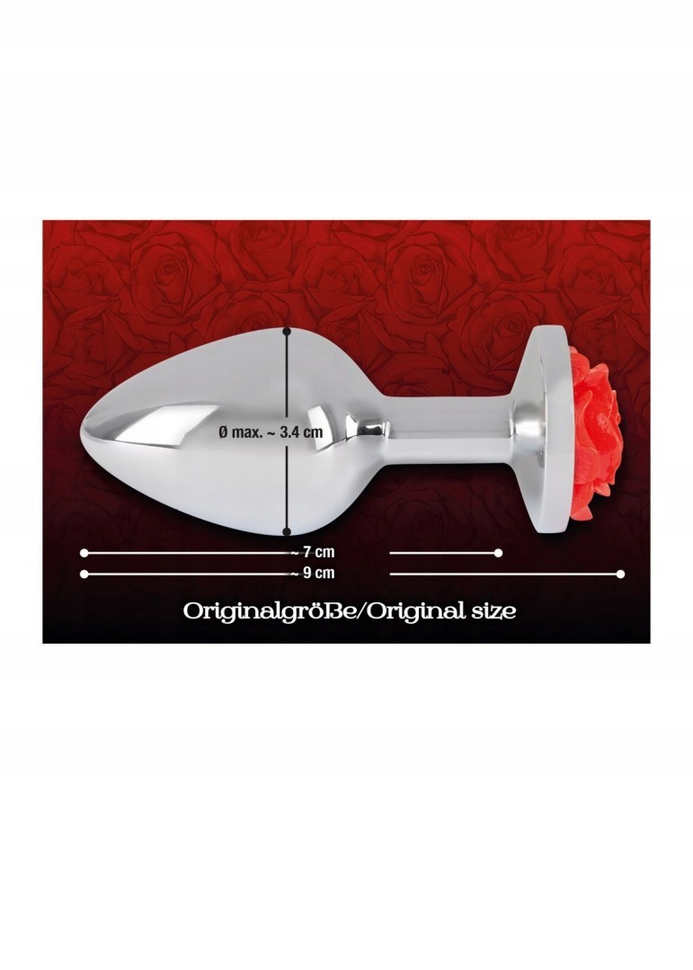 Aluminiowy korek z różą