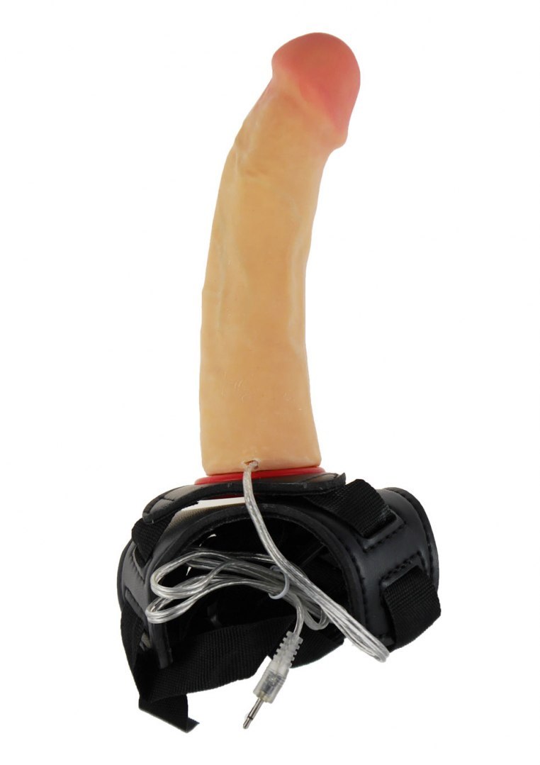 Wibrujący strap on