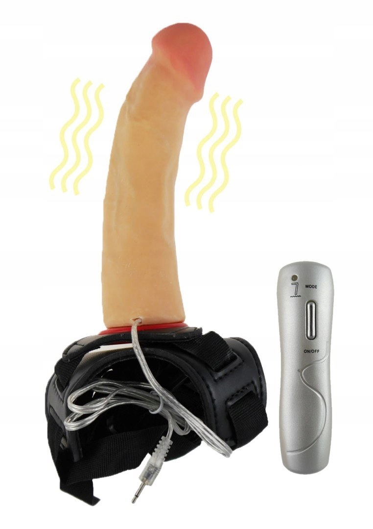 Wibrujący strap on