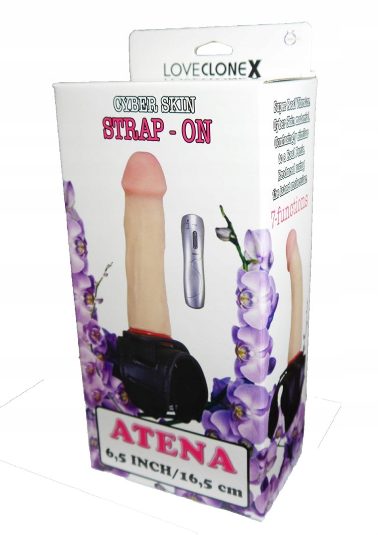 Wibrujący strap on