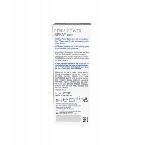 Żel/sprej-Penis power man 30ml