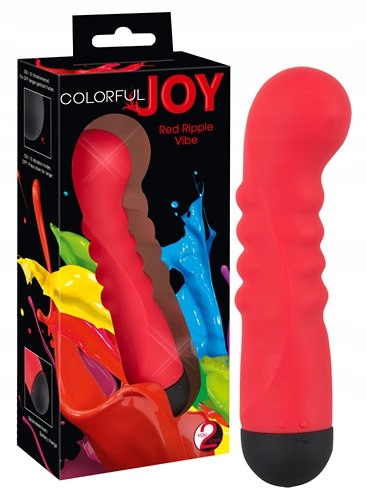 Wibrator Colorful Joy Ripple czerwony