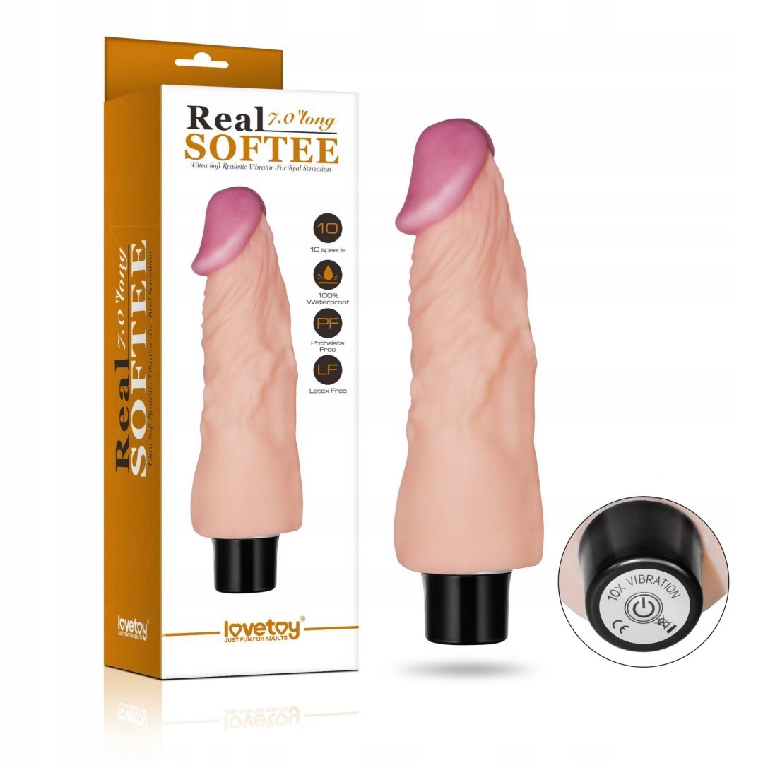 Wibrator LOVETOY REAL SOFTEE 18cm