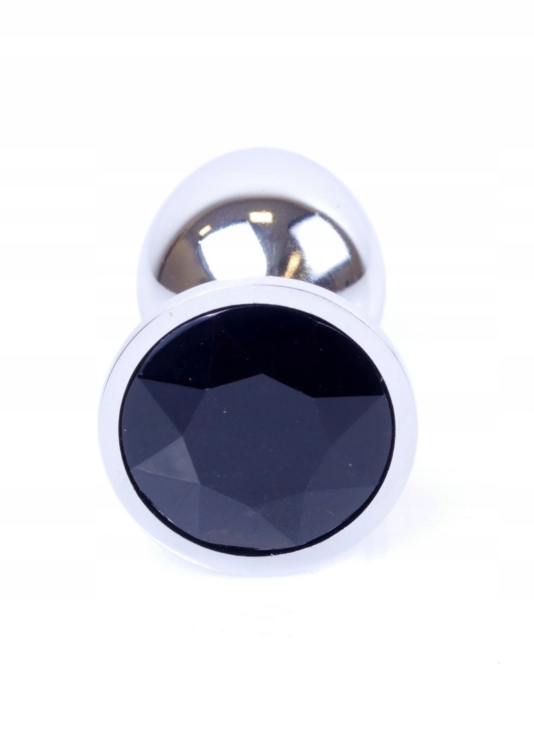 Srebrny korek analny - Black