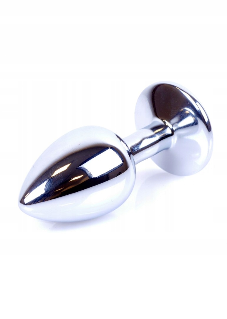 Srebrny korek analny - Black