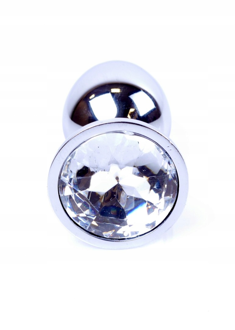 Srebrny korek analny - Clear