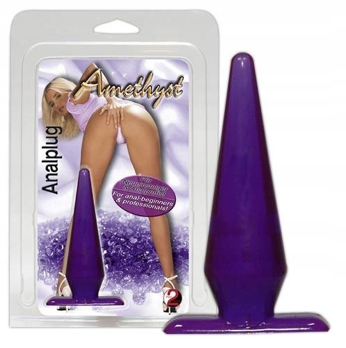 Korek analny - Amethyst